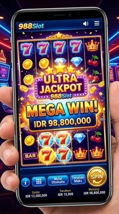 Tampilan antarmuka pengguna 988slot yang menarik dan ramah.